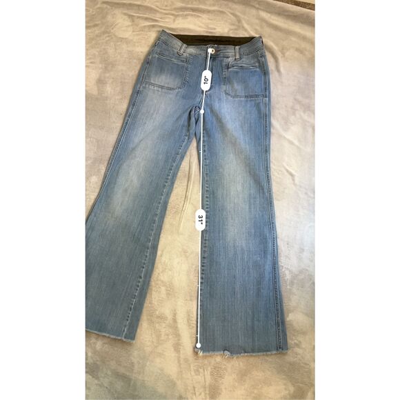 Women’s MNG Medium Wash Bootcut Leg Jeans 12 - Picture 7 of 10